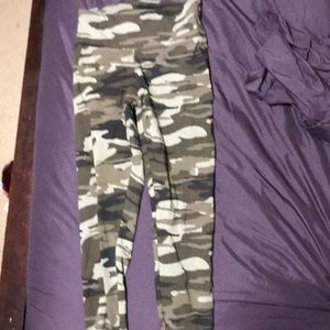Brand new camo print leggings